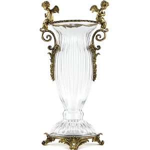 Ваза Transparent Vessel & Bronze Putti
