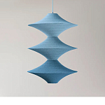 Подвесной вязаный голубой светильник «Звезда Востока 03» варинант исполнения - 1 | Loft Concept в Волгограде