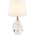Настольная лампа с основанием из хрусталя Manlio Crystal Lampshade Table Lamp варинант исполнения - 1 | Loft Concept в Волгограде