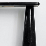 Консоль чёрная на 2-х конусообразных ножках Eros варинант исполнения - 3 | Loft Concept в Волгограде