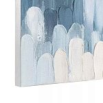 Панно декоративное с ручной росписью Blue Strokes варинант исполнения - 3 | Loft Concept в Волгограде