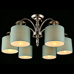 Люстра потолочная Nikoletta с бирюзовым плафоном варинант исполнения - 1 | Loft Concept в Волгограде