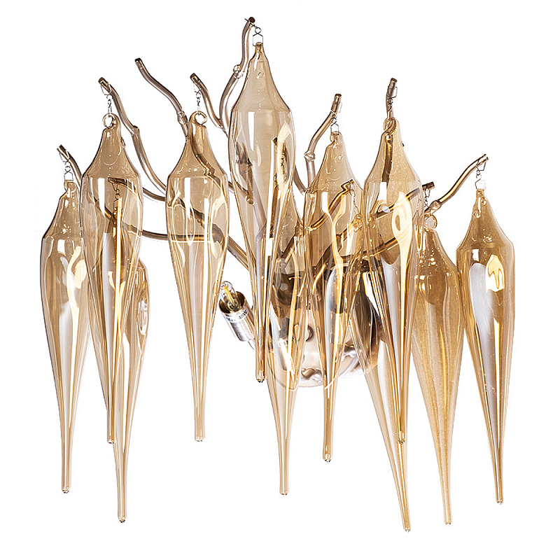 Бра с ветвистым каркасом цвета розовое золото Sconce Caramel Розовое золото в Волгограде | Loft Concept 