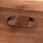 ТВ-тумба из массива ореха Robinett Wooden TV Stand варинант исполнения - 6 | Loft Concept в Волгограде