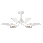 Потолочный светильник с плафонами в виде белых лепестков Delicate Flower варинант исполнения - 2 | Loft Concept в Волгограде