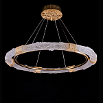 Люстра в форме кольца с золотым декором Warm Heavenly Light варинант исполнения - 1 | Loft Concept в Волгограде