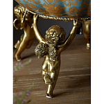 Чаша с орнаментом на бронзовых ножках в виде ангелов Eden Garden варинант исполнения - 7 | Loft Concept в Волгограде