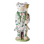 Подсвечник в виде собачки из фарфора с бронзовыми элементами Eden Garden варинант исполнения - 4 | Loft Concept в Волгограде