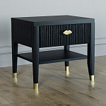 Прикроватная тумбочка с ящиком Elsa Dreams Black варинант исполнения - 1 | Loft Concept в Волгограде