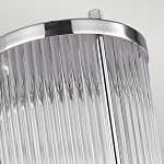 Бра для ванных комнат с прозрачным рифленым цилиндрическим плафоном на прямоугольном зеркальном основании Feiss варинант исполнения - 3 | Loft Concept в Волгограде