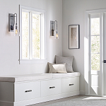 Бра с плафоном в форме колокола из прозрачного стекла с пузырьками Feiss варинант исполнения - 6 | Loft Concept в Волгограде