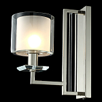 Бра с геометрическим каркасом из металла и цилиндрическим стеклянным плафоном Laurent варинант исполнения - 4 | Loft Concept в Волгограде