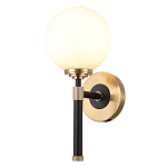 Бра с белым стеклянным плафоном в форме шара Cedar & Moss Light варинант исполнения - 1 | Loft Concept в Волгограде