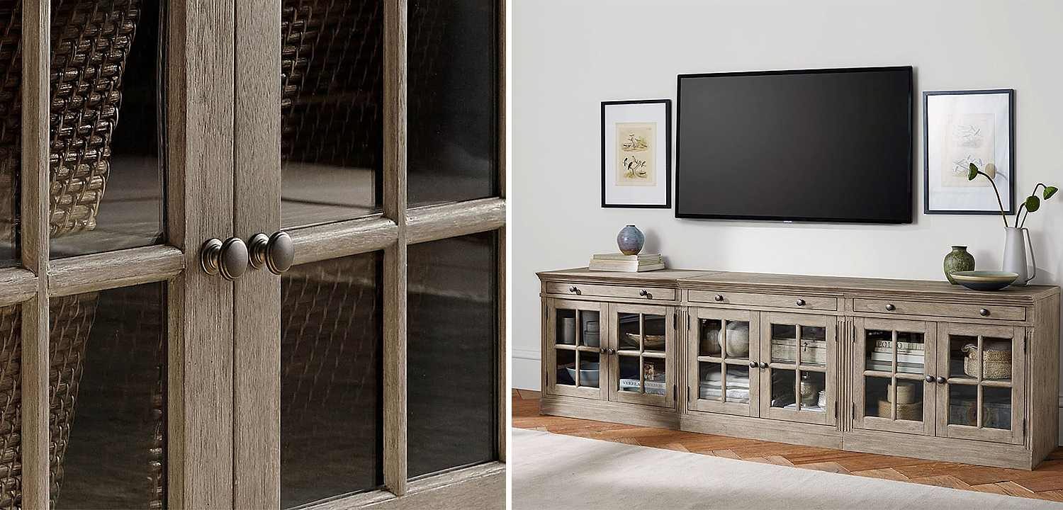 Комод длинный Benjamin Glass Doors long Комод длинный Benjamin Glass Doors long - Loft-Concept в Волгограде