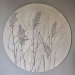 Ботаническое панно Тростник 3 варинант исполнения - 1 | Loft Concept в Волгограде