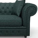 Мебельная ткань Шенилл темно-зеленый цвет 138 см T4-39 варинант исполнения - 6 | Loft Concept в Волгограде