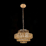 Люстра хрустальная в неоклассическом стиле на золотистом каркасе Majesty варинант исполнения - 2 | Loft Concept в Волгограде