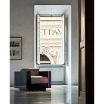 Дизайнерское кожаное кресло Poltronova Saratoga Armchair варинант исполнения - 4 | Loft Concept в Волгограде