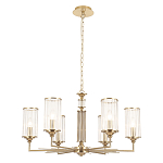 Люстра с 6-ю цилиндрическими стеклянными плафонами Jeanette варинант исполнения - 1 | Loft Concept в Волгограде