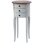 Круглый небольшой комод в стиле прованс Montmartre Provence Chest of Drawers варинант исполнения - 2 | Loft Concept в Волгограде