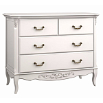 Комод белый из массива бука в стиле прованс White Provence варинант исполнения - 2 | Loft Concept в Волгограде