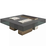 Дизайнерский журнальный стол с квадратной столешницей на 3-х ножках Oloha варинант исполнения - 1 | Loft Concept в Волгограде