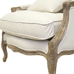 Кресло Ava Classical Armchair beige flax варинант исполнения - 4 | Loft Concept в Волгограде