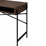 Стол рабочий в стиле лофт с ящиком и нишей для хранения Urban Style Space 2 варинант исполнения - 5 | Loft Concept в Волгограде