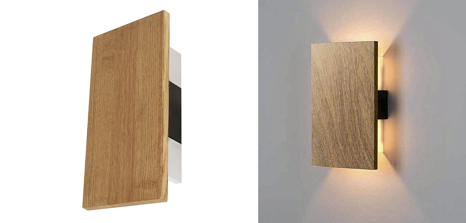 Бра Jordy Wooden Slab Wall Lamp Бра Jordy Wooden Slab Wall Lamp - Loft-Concept в Волгограде