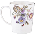 Кружка фарфоровая с рисунком цветов 400 мл Garden Whisper Porcelain Set  варинант исполнения - 1 | Loft Concept в Волгограде