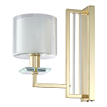 Бра с геометрическим каркасом из металла и цилиндрическим стеклянным плафоном Laurent варинант исполнения - 5 | Loft Concept в Волгограде