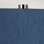 Настольная лампа с цилиндрическим абажуром и прозрачным стеклянным основанием Quintiesse варинант исполнения - 10 | Loft Concept в Волгограде