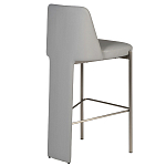 Стул барный серый с обивкой из экокожи Special Support варинант исполнения - 2 | Loft Concept в Волгограде
