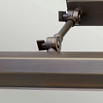 Светильник для картин с призматическим плафоном и двойными регулируемыми шарнирами Elstead Lighting варинант исполнения - 45 | Loft Concept в Волгограде