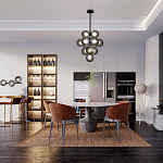 Люстра в форме виноградой грозди Inflorescence варинант исполнения - 4 | Loft Concept в Волгограде