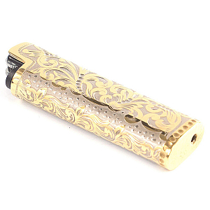 Зажигалка газовая в металлическом чехле с гравировкой Metal Lighters