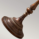 Торшер классического стиля цвета темная бронза с бежевым льяным абажуром Feiss варинант исполнения - 4 | Loft Concept в Волгограде