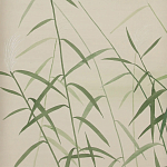 Обои ручная роспись Wild Grasses Special Colourway on Bleached Silver slub silk варинант исполнения - 1 | Loft Concept в Волгограде