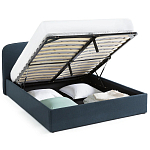 Двуспальная кровать с подъемным механизмом Mathise Bed Deep Blue варинант исполнения - 4 | Loft Concept в Волгограде