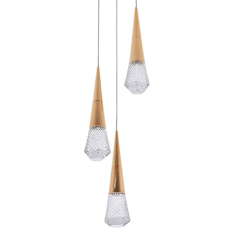 Подвесной светильник капли Acrylic Droplet Trio Gold Hanging Lamp Золотой Прозрачный Подвесной светильник капли Acrylic Droplet Trio Gold Hanging Lamp Золотой Прозрачный в Волгограде | Loft Concept