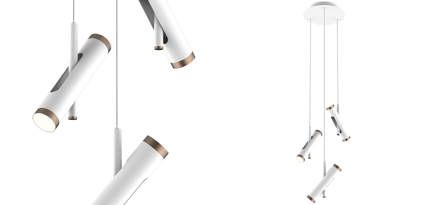 Люстра Rainer Chandelier Trio white Люстра Rainer Chandelier Trio white - Loft-Concept в Волгограде