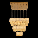 Люстра подвесная с квадратными плафонами из натурального камня Glowing Spheres варинант исполнения - 7 | Loft Concept в Волгограде