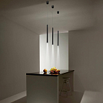 Подвсеной светильник светодиодный металлический цилиндрической формы Высота 100 см Trumpet tube варинант исполнения - 5 | Loft Concept в Волгограде