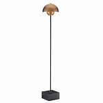 Торшер с куполообразным абажуром на чёрном мраморном основании Riverside Floor Lamp варинант исполнения - 2 | Loft Concept в Волгограде