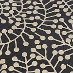 Подушка декоративная черного цвета Blossom Essence Grace варинант исполнения - 4 | Loft Concept в Волгограде