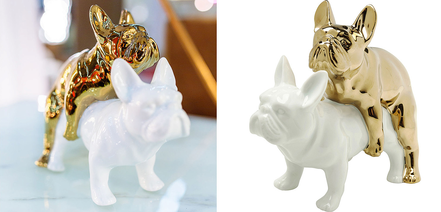 Статуэтка Bulldog Lovers Статуэтка Bulldog Lovers - Loft-Concept в Волгограде