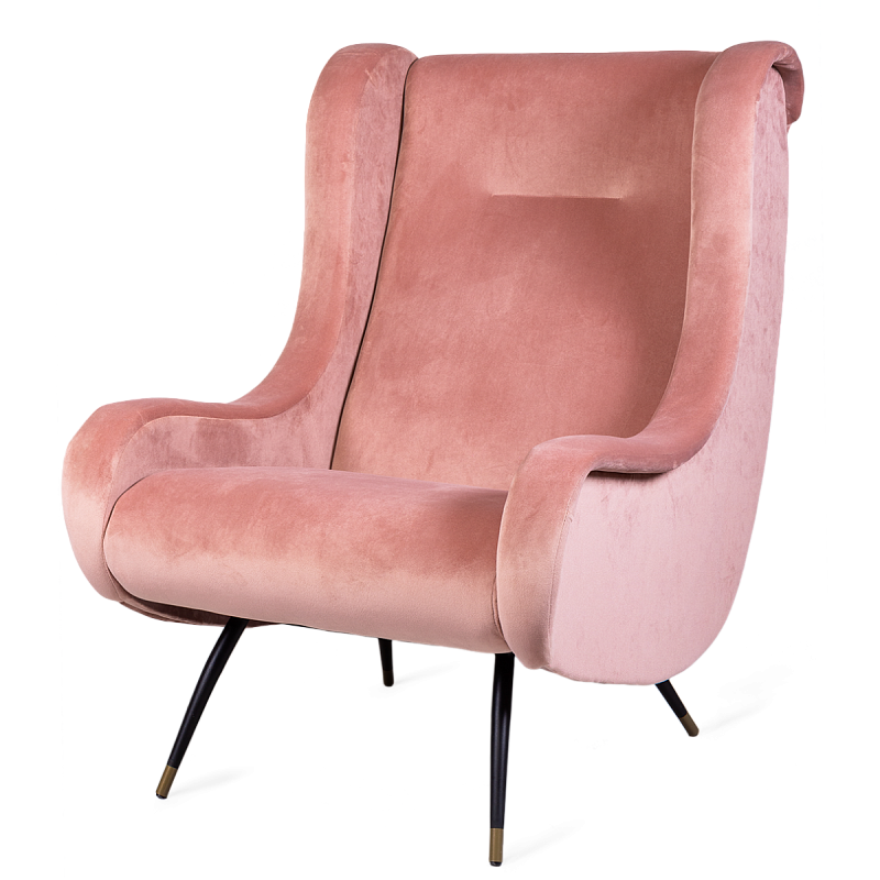 Кресло Sofia pink Розовый пастельный Кресло Sofia pink Розовый пастельный в Волгограде | Loft Concept