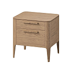 Тумба прикроватная с 2-мя выдвижными ящиками из массива дуба Type oak варинант исполнения - 1 | Loft Concept в Волгограде