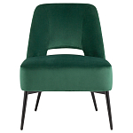 Мягкое кресло в зеленом велюре ALBA варинант исполнения - 2 | Loft Concept в Волгограде