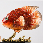 Статуэтка декоративная Рыбка-попугай Inhabitants of the Seas варинант исполнения - 5 | Loft Concept в Волгограде